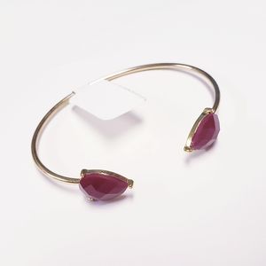 Burgundy Cuff Bracelet